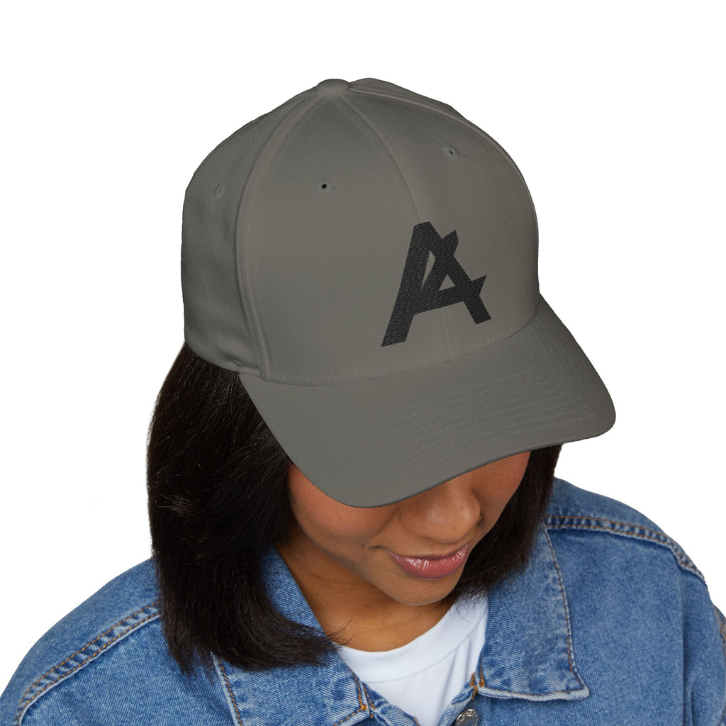 Embroidered 'A' Logo Structured Cap — Minimalist Baseball Hat