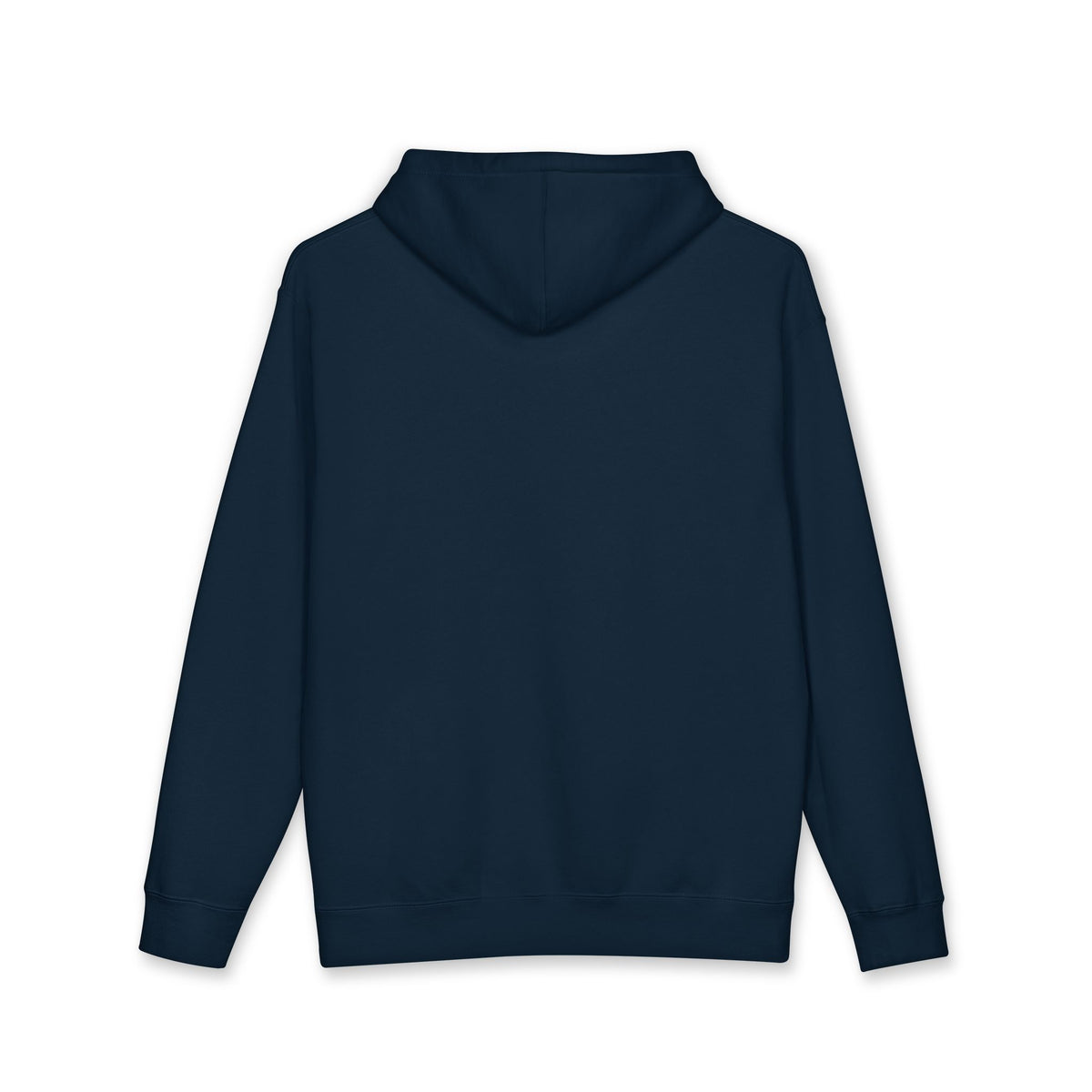 Minimalist 'A' Logo Hoodie — White Chest Emblem Pullover