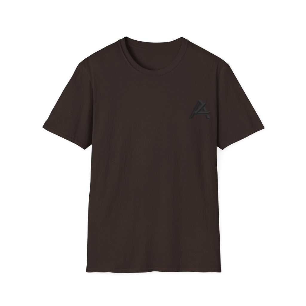 Minimalist 'PATCH' Logo T-Shirt — Chest Monogram & Back Text Tee