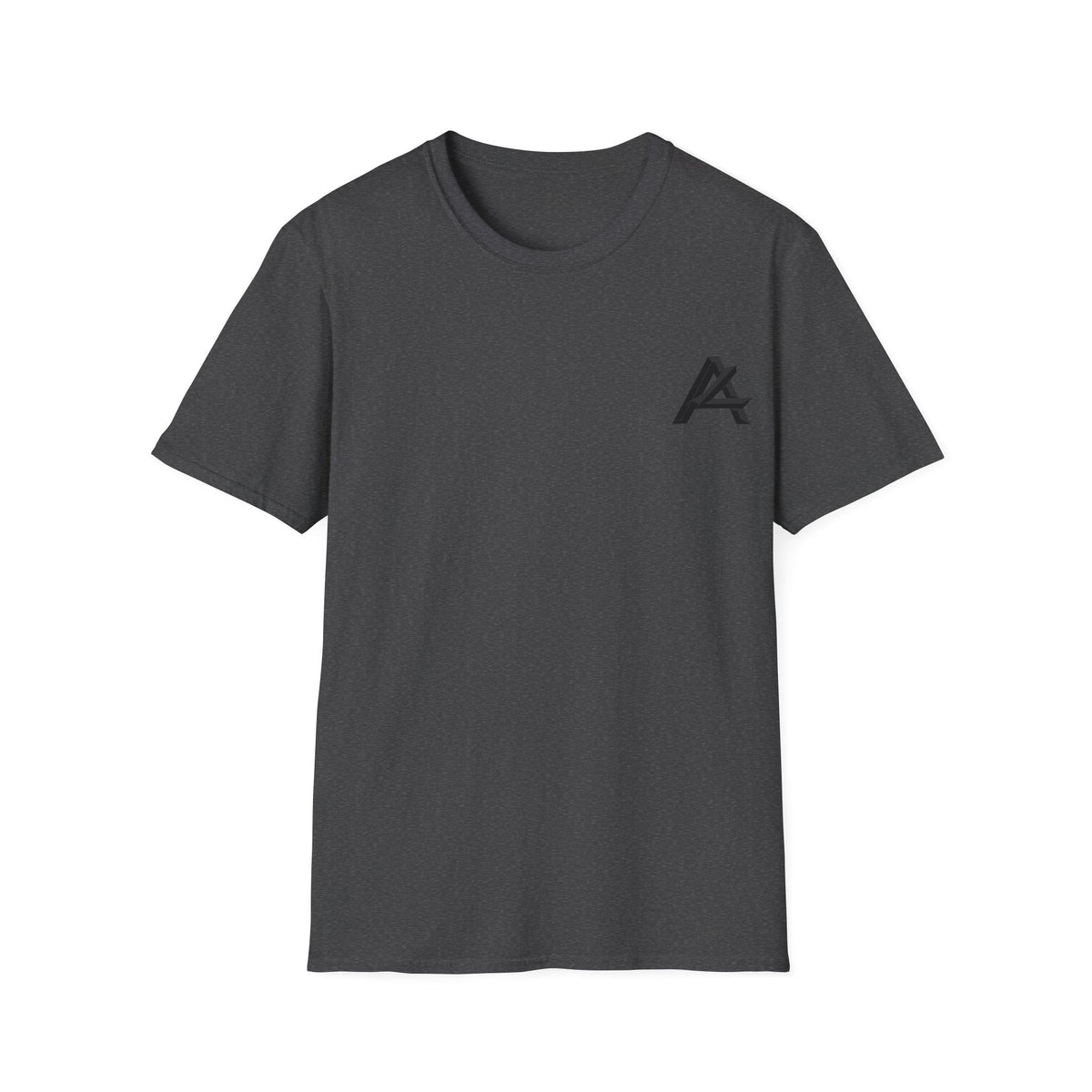 Minimalist 'PATCH' Logo T-Shirt — Chest Monogram & Back Text Tee