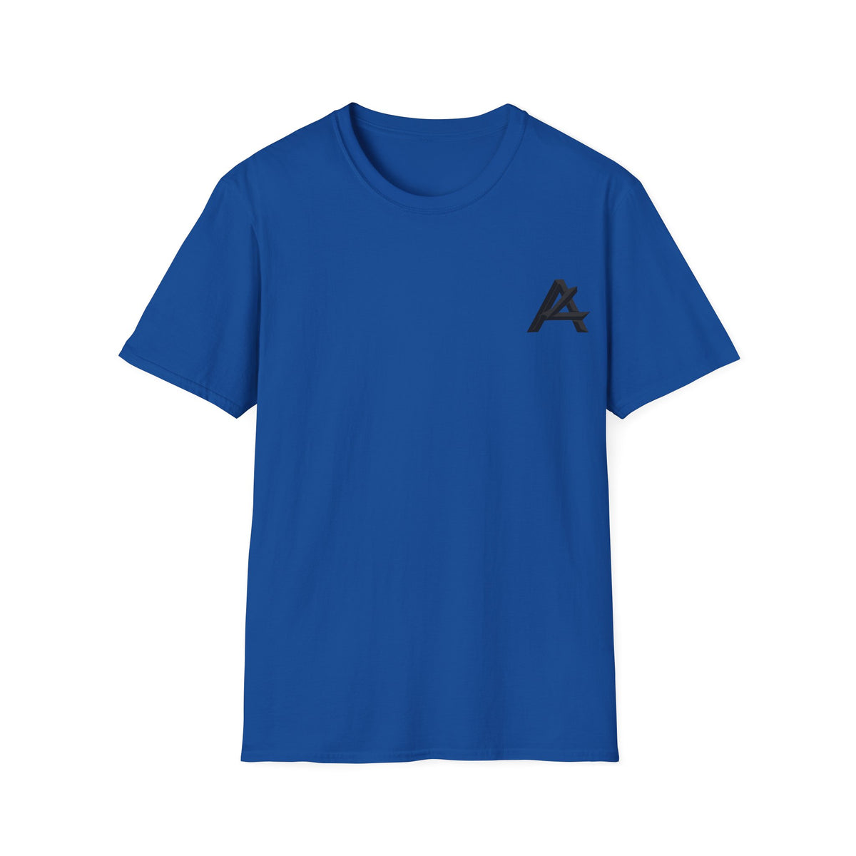 Minimalist 'PATCH' Logo T-Shirt — Chest Monogram & Back Text Tee