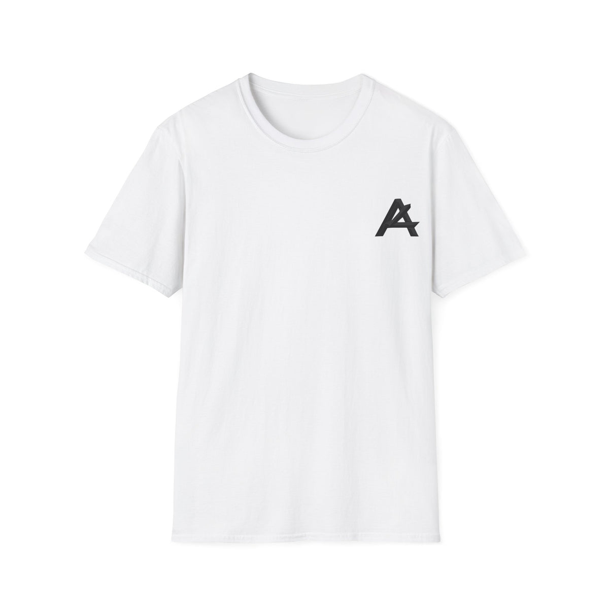 Minimalist 'PATCH' Logo T-Shirt — Chest Monogram & Back Text Tee