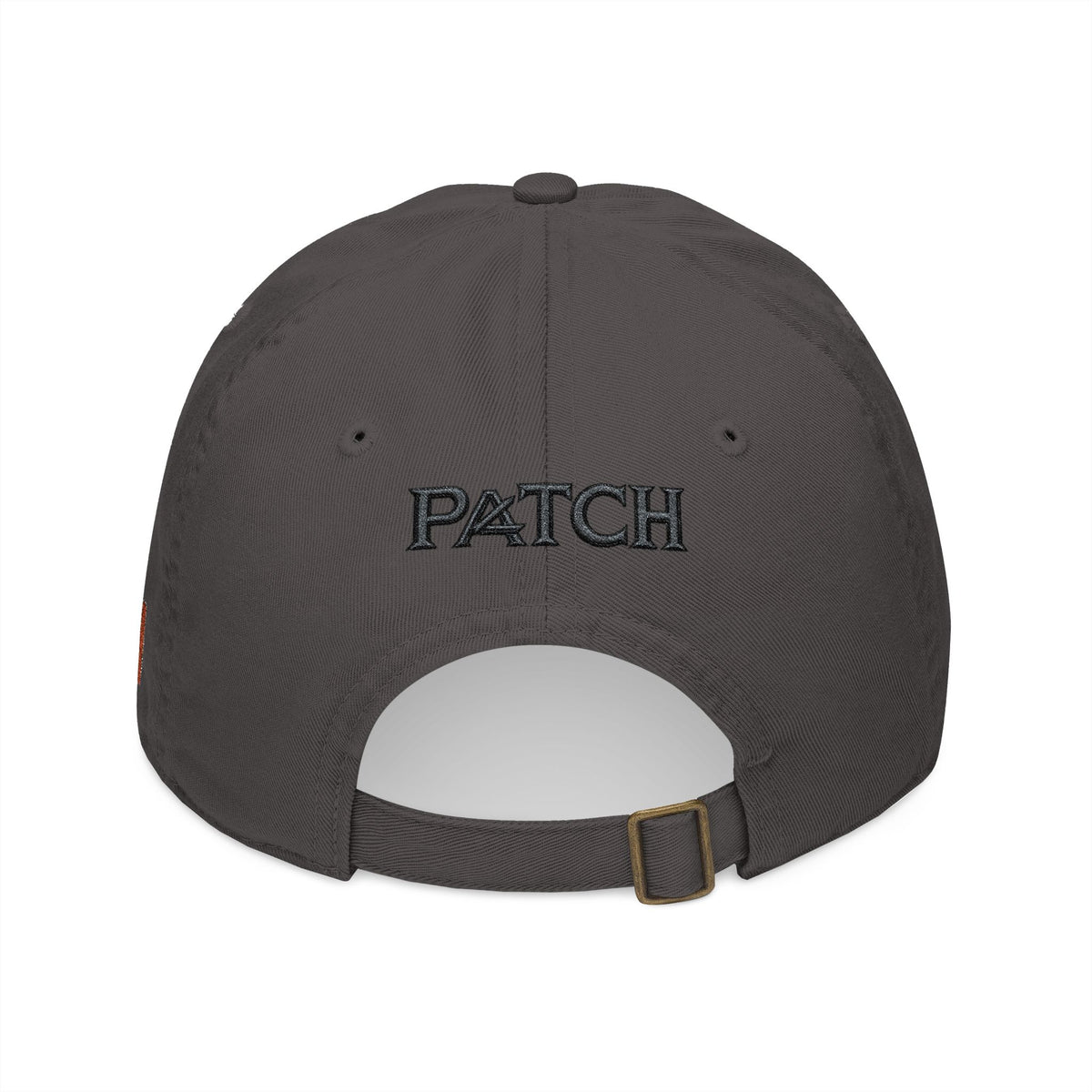 Embroidered Organic Baseball Cap — Minimal 'A' Front & PATCH Back