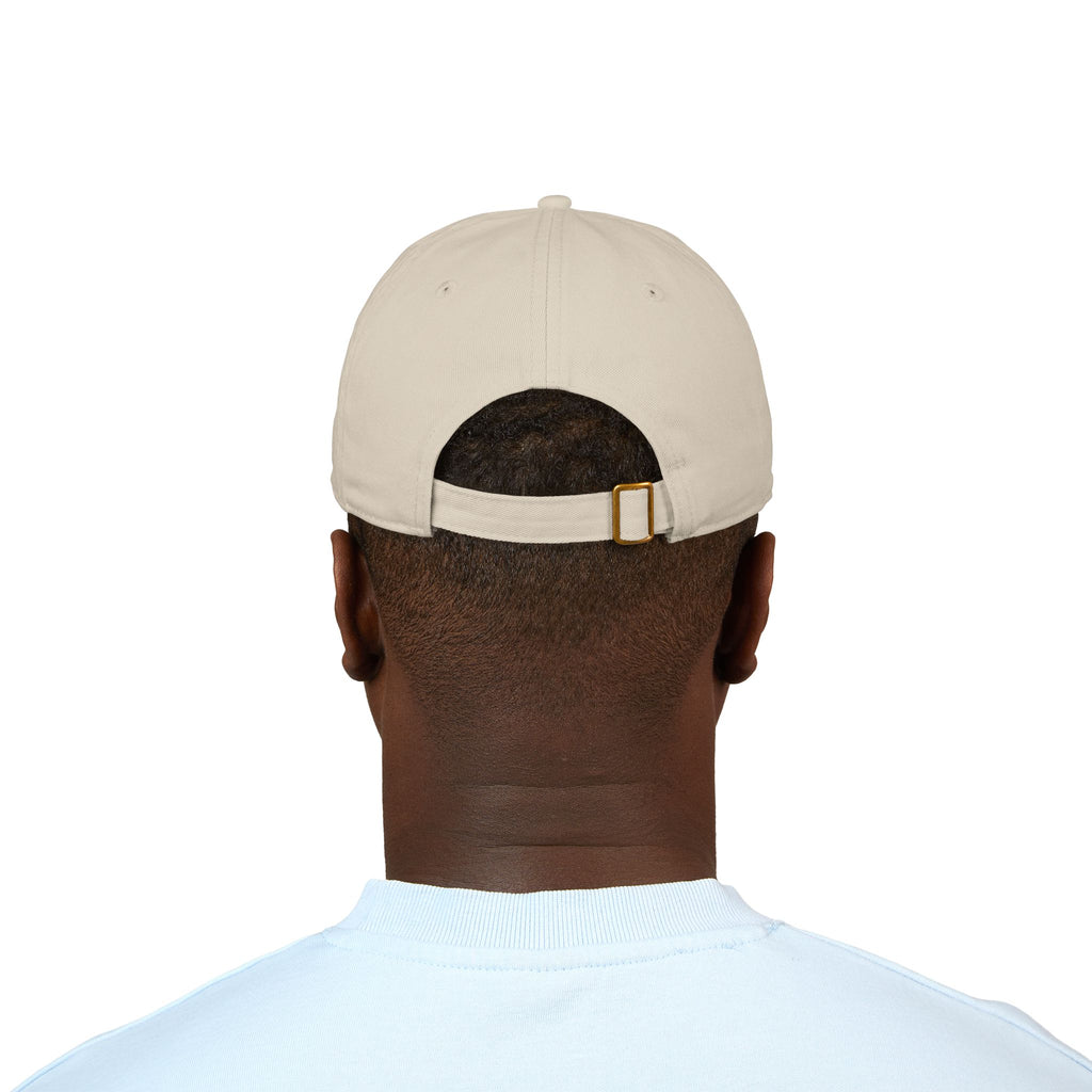Embroidered Red Mosaic 'A' Organic Baseball Cap