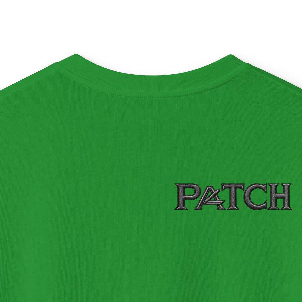 Kids Tee — Bold 'A' Chest Logo & 'PATCH' Back Graphic, Casual Youth Shirt