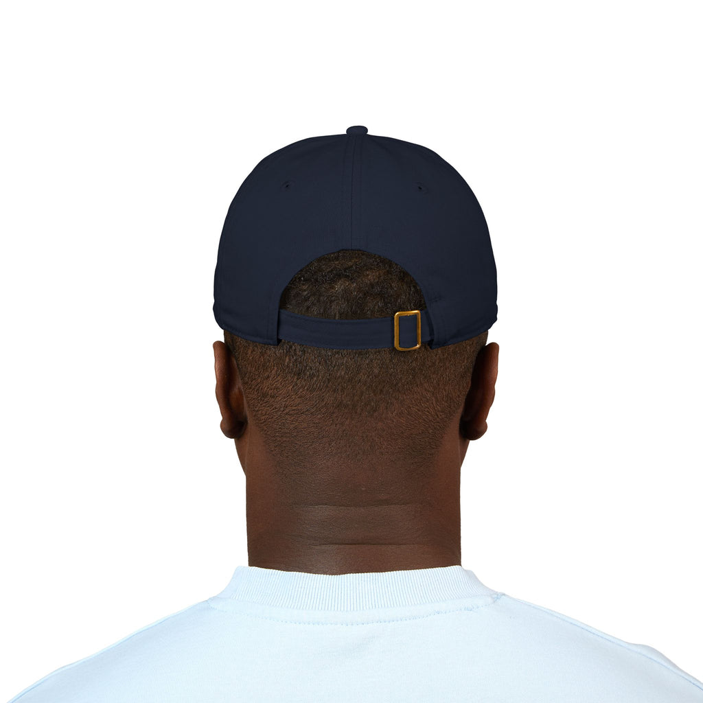 Embroidered Red Mosaic 'A' Organic Baseball Cap