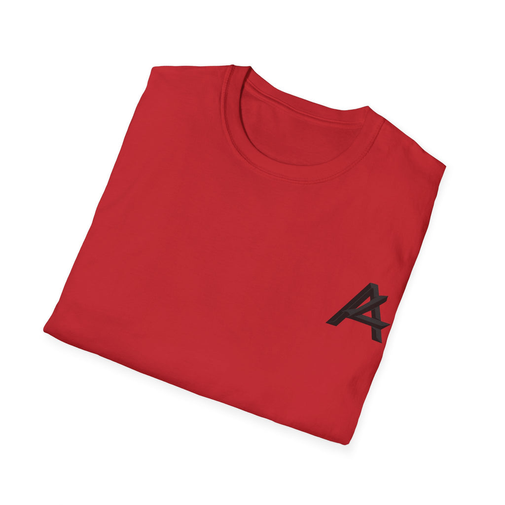 Minimalist 'PATCH' Logo T-Shirt — Chest Monogram & Back Text Tee