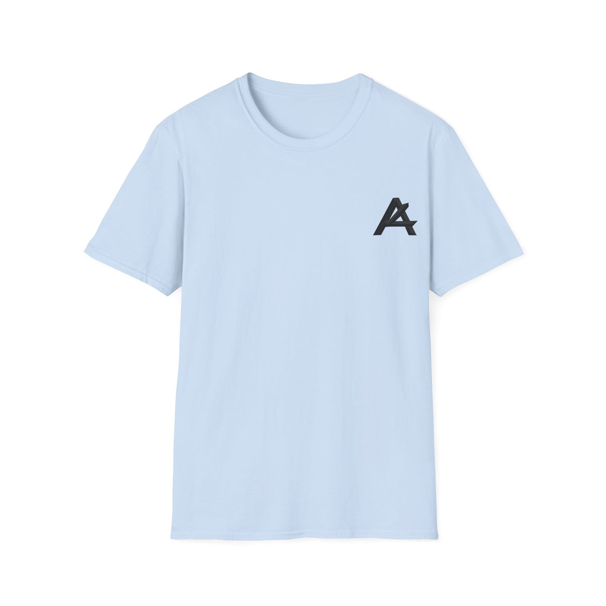 Minimalist 'PATCH' Logo T-Shirt — Chest Monogram & Back Text Tee