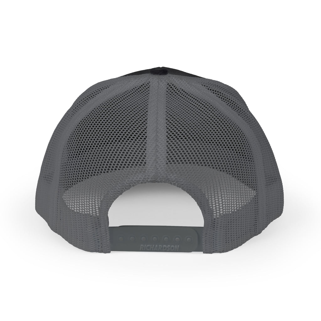 Distressed A Logo Trucker Cap — Vintage Mesh Snapback Hat