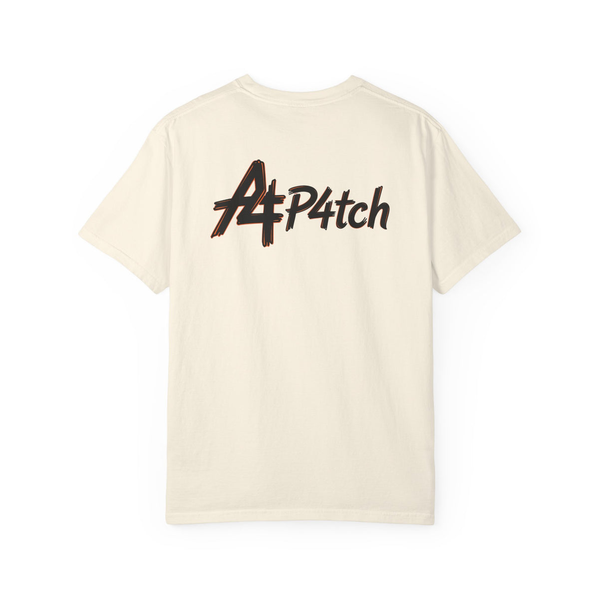 T-shirt p4tch Logo A – Emblème poitrine & logo dos