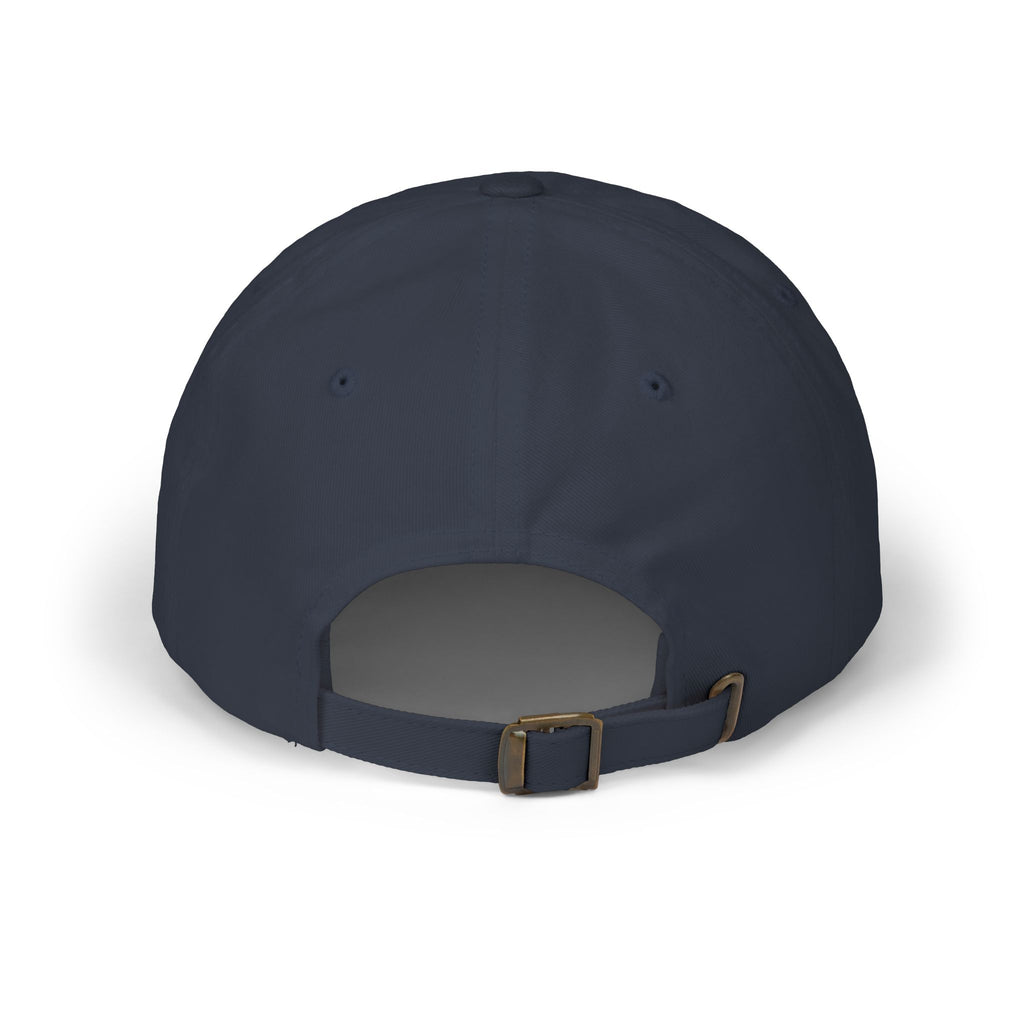 Dad Cap — Minimal Black 'A' Logo Embroidered Baseball Hat
