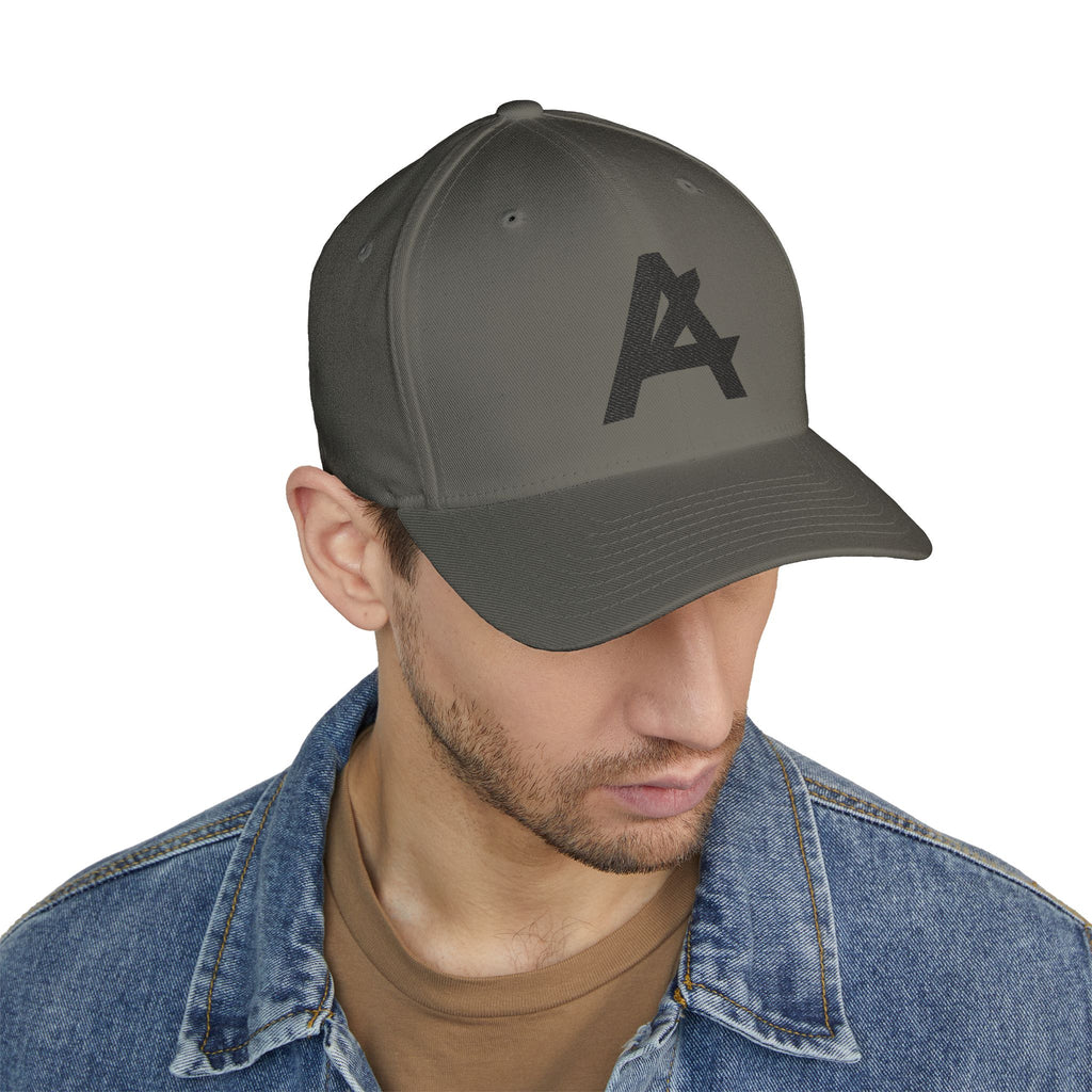 Embroidered 'A' Logo Structured Cap — Minimalist Baseball Hat