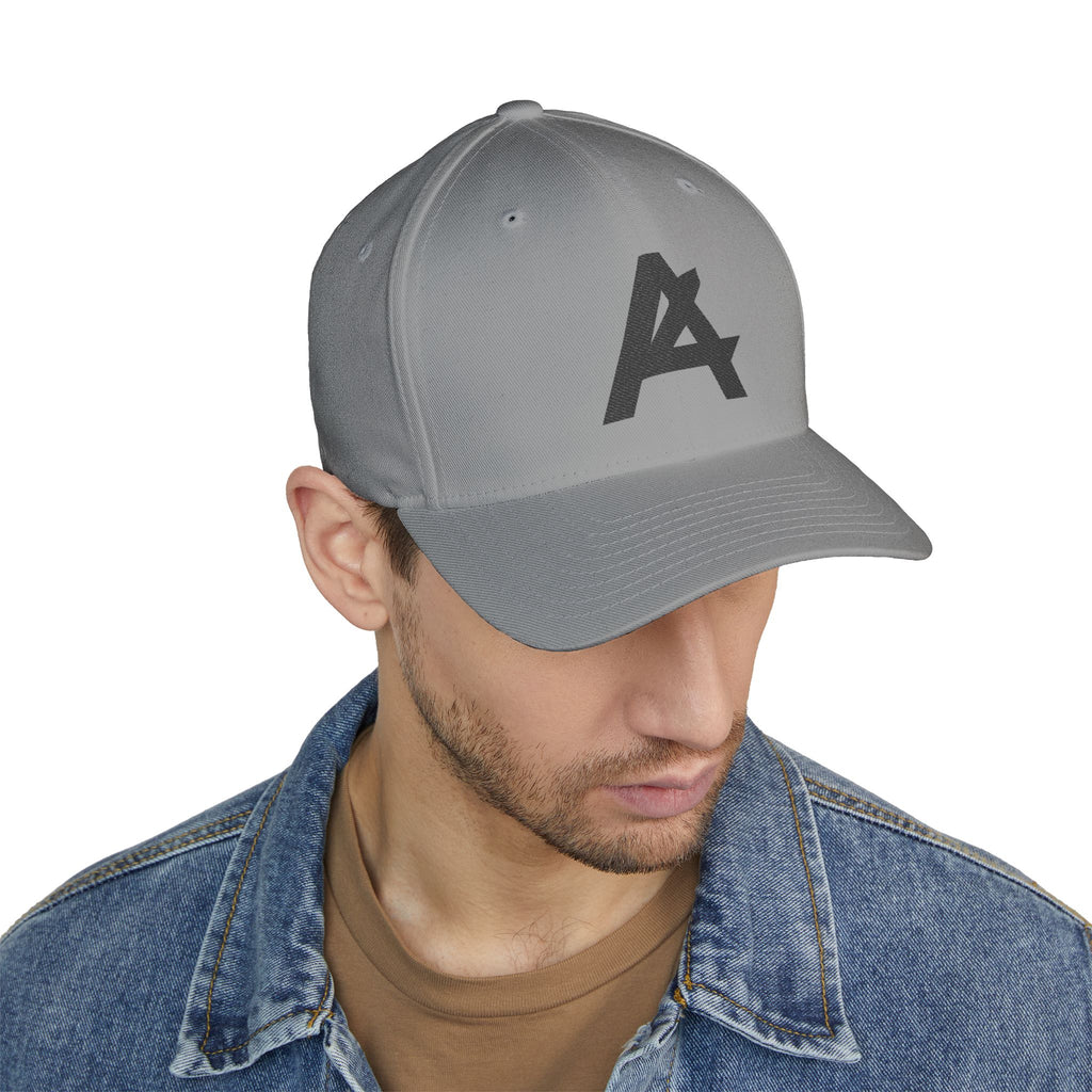 Embroidered 'A' Logo Structured Cap — Minimalist Baseball Hat