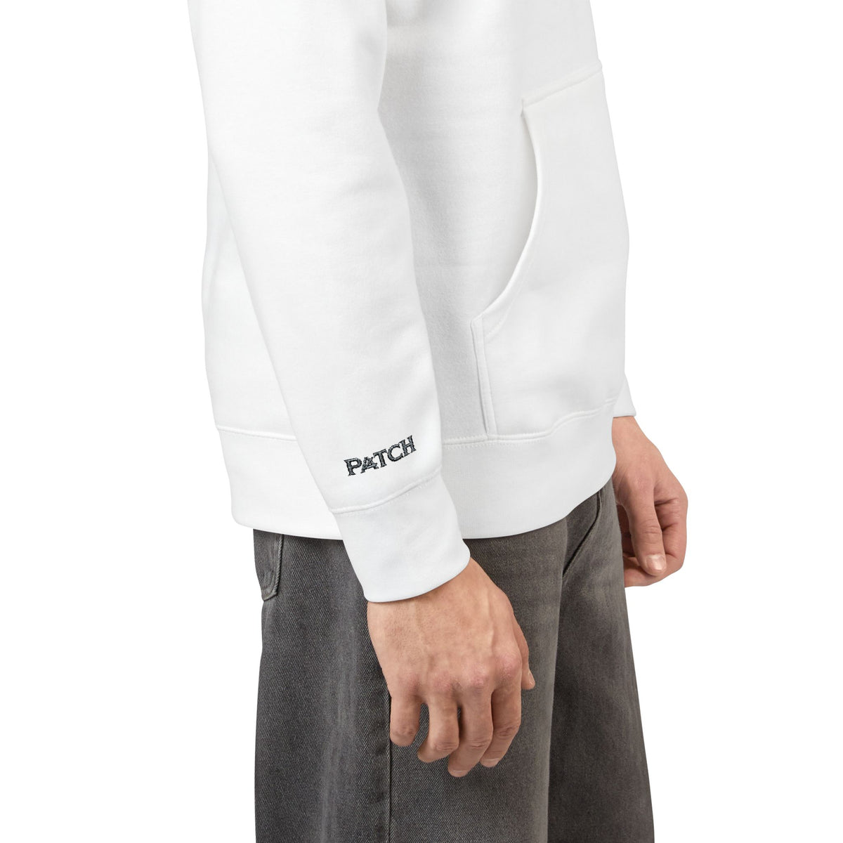 Hoodie p4tch Logo A Épais – Emblème effet vieilli