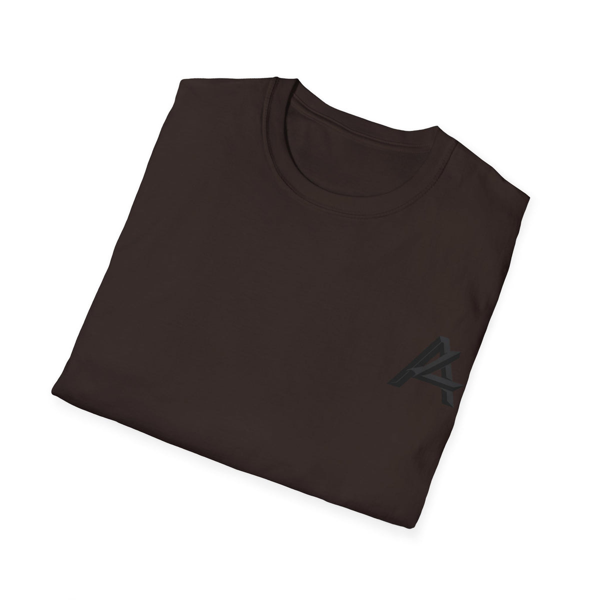 Minimalist 'PATCH' Logo T-Shirt — Chest Monogram & Back Text Tee